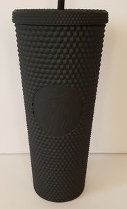 Starbucks Matte Black Diamond Studded Tumbler Vent